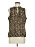 J.Crew Factory Store 100% Polyester Brown Sleeveless Blouse Size M - photo 1