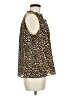 J.Crew Factory Store 100% Polyester Brown Sleeveless Blouse Size M - photo 4