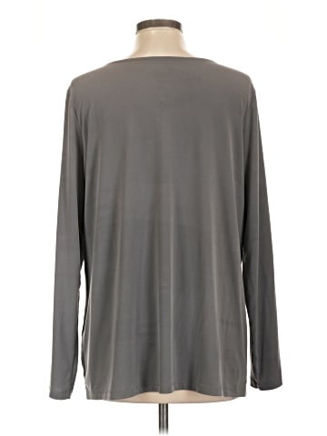 Susan Graver Long Sleeve T-Shirt (view 2)