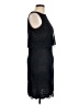 Chaps 100% Polyester Black Cocktail Dress Size 10 - photo 4