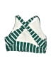Unbranded Stripes Green Swimsuit Top Size XS - photo 2