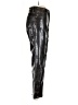Gap 100% Polyester Metallic Black Casual Pants Size 4R - photo 4