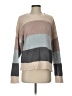Altar'd State 100% Polyester Color Block Tan Pullover Sweater Size S - photo 1