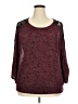 Alyx Burgundy 3/4 Sleeve Top Size 2X - photo 1