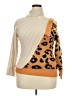Assorted Brands 100% Acrylic Animal Print Tan Turtleneck Sweater Size 2X - photo 1
