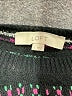 Ann Taylor LOFT Print Black Pullover Sweater Size L - photo 7
