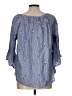 Westport Blue 3/4 Sleeve Blouse Size L - photo 2