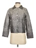 Pleats Collection 100% Polyester Metallic Gray 3/4 Sleeve Blouse Size S - photo 1