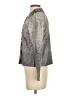 Pleats Collection 100% Polyester Metallic Gray 3/4 Sleeve Blouse Size S - photo 5