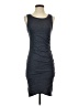 Leith Solid Gray Casual Dress Size S - photo 1