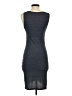Leith Solid Gray Casual Dress Size S - photo 2