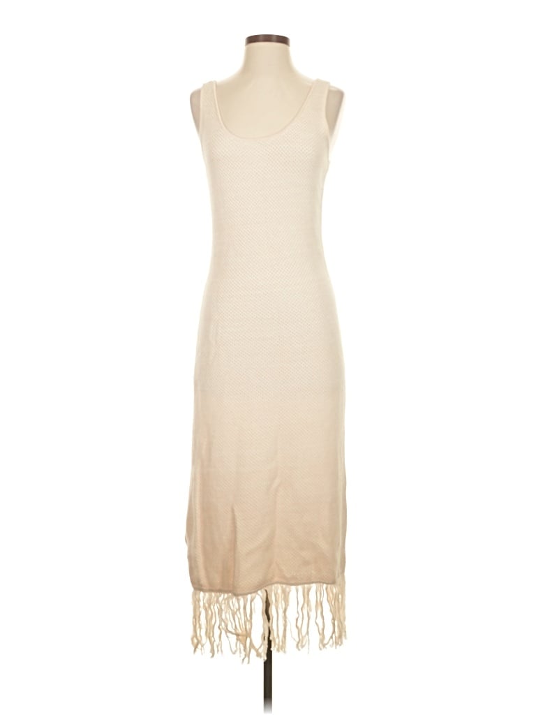 Pre-owned Future Collective Casual Dress In Tan