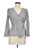 Old Navy Gray Long Sleeve Blouse Size M - photo 1