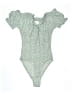 Hello Molly 100% Polyester Green Bodysuit Size 4 - photo 1