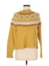 American Eagle Outfitters Chevron-herringbone Yellow Pullover Sweater Size M - photo 1
