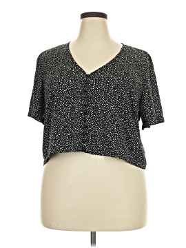 Shein Curve Short Sleeve Top