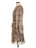 Boden 100% Polyester Print Tan Casual Dress Size 12 - photo 5