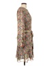 Boden 100% Polyester Print Tan Casual Dress Size 12 - photo 4