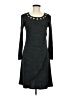 NY Collection Tweed Gray Casual Dress Size M (petite) - photo 1