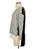 Central Park West Stripes Silver Pullover Sweater Size XS - photo 5