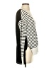 Central Park West Stripes Silver Pullover Sweater Size XS - photo 4