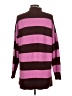 Ann Taylor LOFT Stripes Purple Pullover Sweater Size L - photo 2