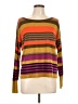 Ann Taylor LOFT Stripes Brown Pullover Sweater Size L - photo 1