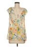 Sanctuary 100% Polyester Ivory Short Sleeve Blouse Size M - photo 1