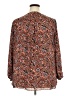 T Tahari 100% Polyester Paisley Brown 3/4 Sleeve Blouse Size 2X - photo 2