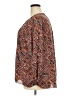 T Tahari 100% Polyester Paisley Brown 3/4 Sleeve Blouse Size 2X - photo 5