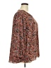T Tahari 100% Polyester Paisley Brown 3/4 Sleeve Blouse Size 2X - photo 4