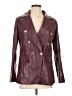 Shein 100% Polyester Burgundy Blazer Size L - photo 1