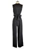 Club Monaco 100% Polyester Solid Black Jumpsuit Size 4 - photo 2