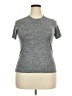 Athletic Works 100% Polyester Tweed Gray Active T-Shirt Size XXL - photo 1