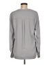 Express 100% Polyester Gray Long Sleeve Blouse Size M - photo 2
