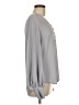 Express 100% Polyester Gray Long Sleeve Blouse Size M - photo 4