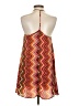 Feathers 100% Polyester Orange Sleeveless Blouse Size S - photo 2