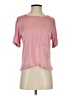 1.State 100% Polyester Pink Short Sleeve T-Shirt Size XS - photo 1