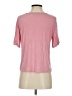 1.State 100% Polyester Pink Short Sleeve T-Shirt Size XS - photo 2