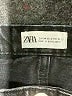Zara Hearts Black Denim Shorts Size 2 - photo 3