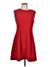 Dynamite Solid Red Casual Dress Size L - photo 1