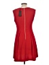 Dynamite Solid Red Casual Dress Size L - photo 2