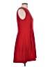 Dynamite Solid Red Casual Dress Size L - photo 4