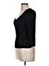 August Silk Black 3/4 Sleeve Top Size M (petite) - photo 4