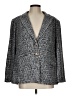 Dennis by Dennis Basso Tweed Gray Blazer Size L (petite) - photo 1