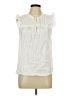 Mine 100% Polyester Ivory Sleeveless Blouse Size L - photo 1