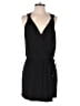 White House Black Market Solid Black Romper Size 6 - photo 1