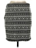 Ann Taylor LOFT Graphic Gray Casual Skirt Size M - photo 2