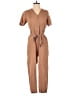 Everlane 100% Linen Solid Brown Jumpsuit Size 2 - photo 1