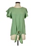 Absolutely Famous Green Short Sleeve Top Size S - photo 1